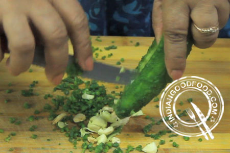 besan stuffed karela