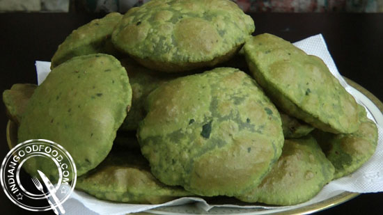 palak puri