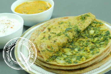 stuffed-spinach-potato-parantha